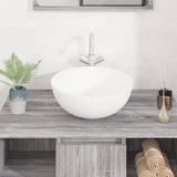 Vidaxl Washbasin 36x15 cm Round Ceramic White
