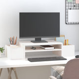 Vidaxl Monitor Standard 70x27,5x15 cm pevná borovice bílá