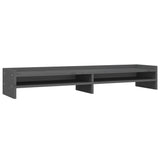 VidaXL monitor standard 100x24x16 cm Solid pine Gray