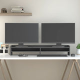 VidaXL monitor standard 100x24x16 cm Solid pine Gray