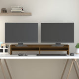 Vidaxl Monitor Standard 100x24x16 cm Solid furu honningbrun