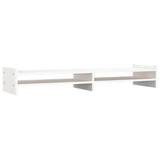 Vidaxl Monitor standard 100x27x15 cm Pine solide blanc