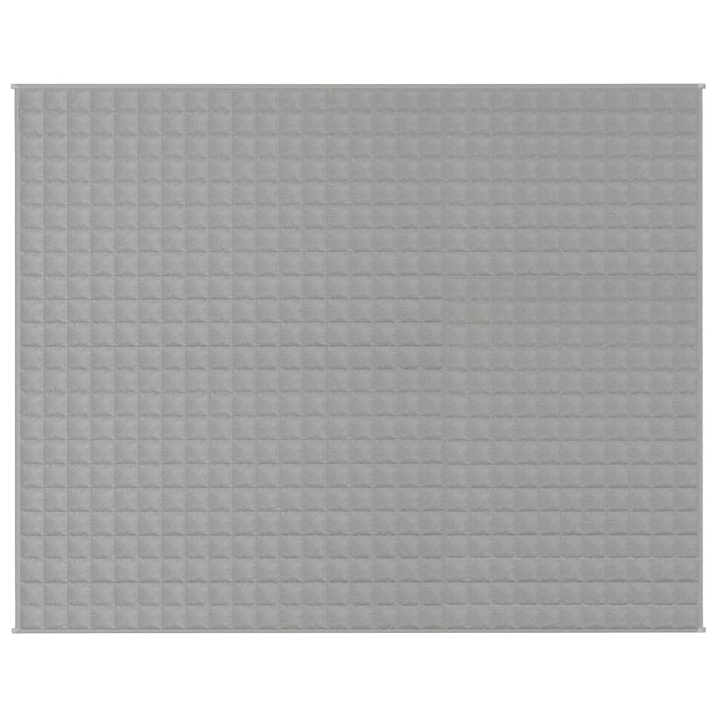 Vidaxl Svage tæppe 235x290 cm 11 kg stof grå