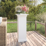 Vidaxl Flower Standard 40x40x90 cm Solid Pine White