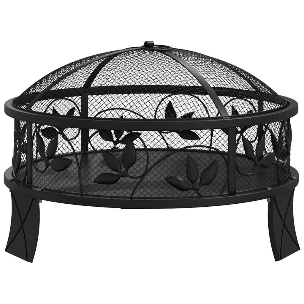 VidaXL fireplace with poker XXL 50 cm steel