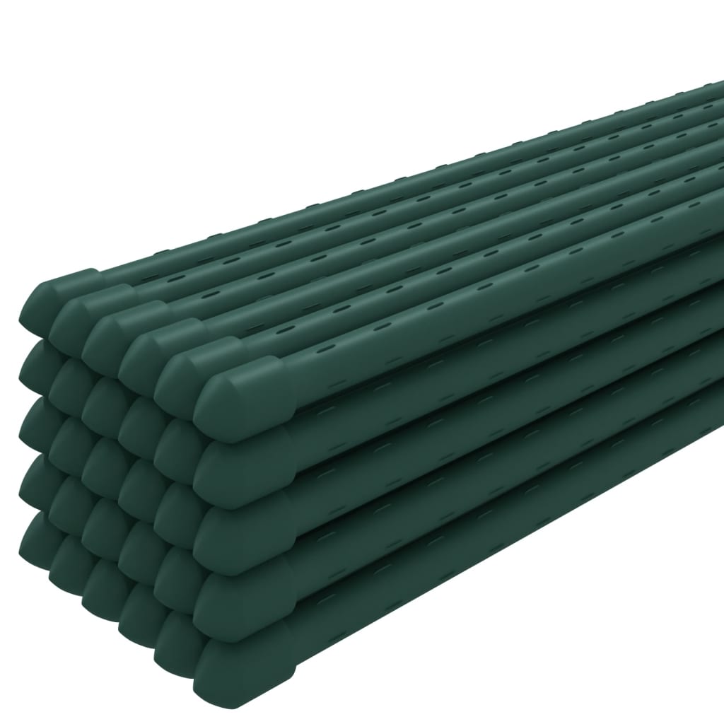 Vidaxl Planz Stäck 30 St 115 cm Stahl gréng