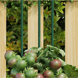 Vidaxl Planz Stäck 30 St 115 cm Stahl gréng