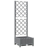 Vidaxl Planning box with slat work 40x40x121.5 cm Polypropene