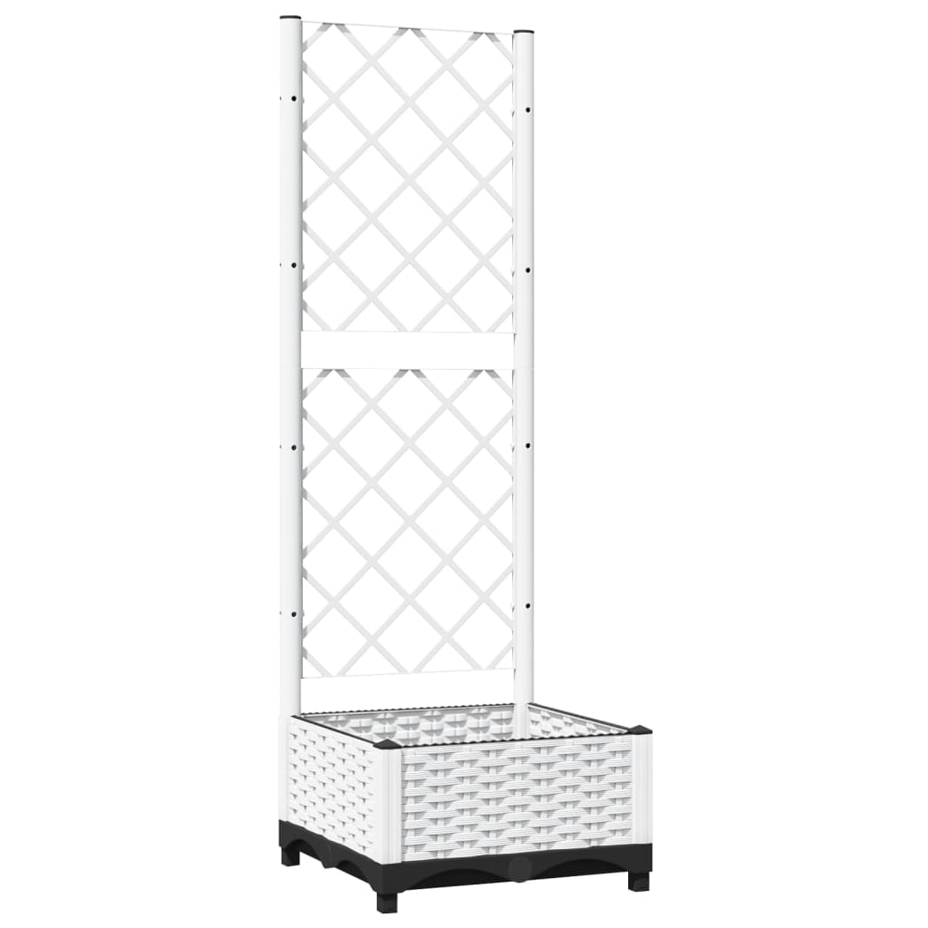 Škatla za načrtovanje Vidaxl z Slat Work 40x40x121.5 cm polipropena