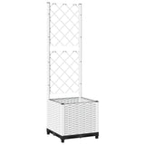 Vidaxl sadilnik z latwerk 40x40x136 cm polipropene