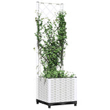 Vidaxl sadilnik z latwerk 40x40x136 cm polipropene