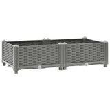 VidaXL Planter raised 80x40x23 cm Polypropene