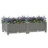 VidaXL Planter raised 80x40x23 cm Polypropene