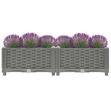 VidaXL Planter raised 80x40x23 cm Polypropene