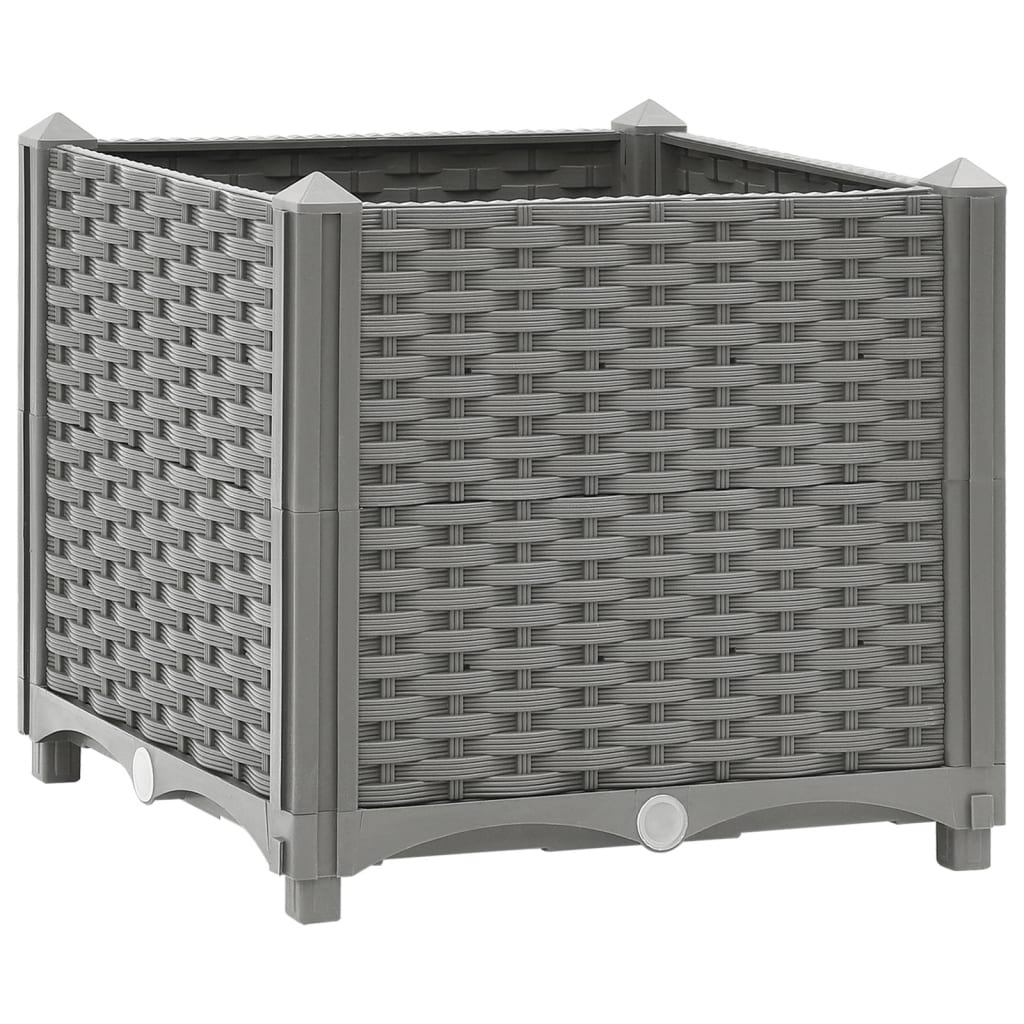 Vidaxl fioriera raccolta 40x40x38 cm polipropene
