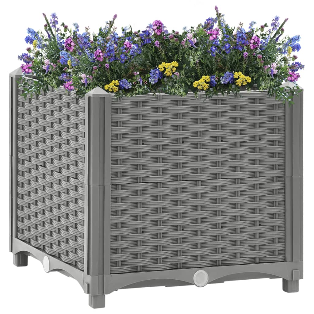 Vidaxl fioriera raccolta 40x40x38 cm polipropene