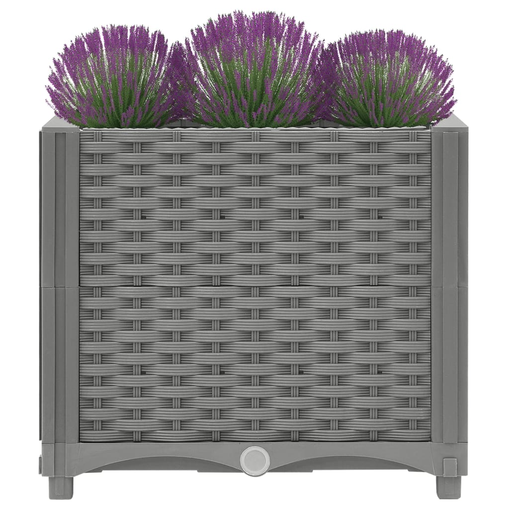 Vidaxl fioriera raccolta 40x40x38 cm polipropene