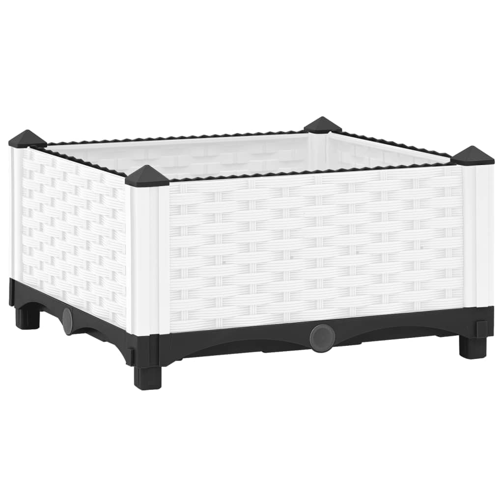 Vidaxl Planter je dvignil 40x40x23 cm polipropen