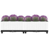 Vidaxl Planter hævede 80x40x23 cm polypropen
