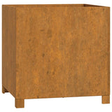 VidaXL Planter with legs rusty 49x47x50 cm Cortenstaal
