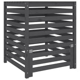 Vidaxl Compost bin 82.5x82.5x99.5 cm Solid pine Gray