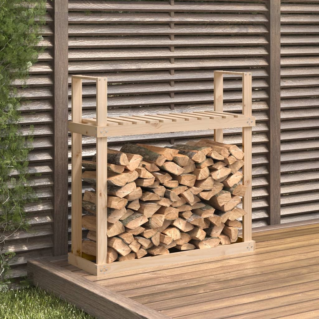 Vidaxx brænde rack 110x35x108,5 cm fast fyrretræ