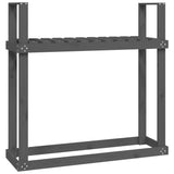 Vidaxx brænde rack 110x35x108,5 cm fast fyrretræ grå