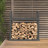 Vidaxx brænde rack 110x35x108,5 cm fast fyrretræ grå