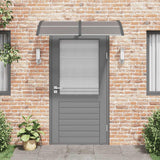 Vidaxl Dier Canopy 150x75 cm Polycarbonat schwaarz