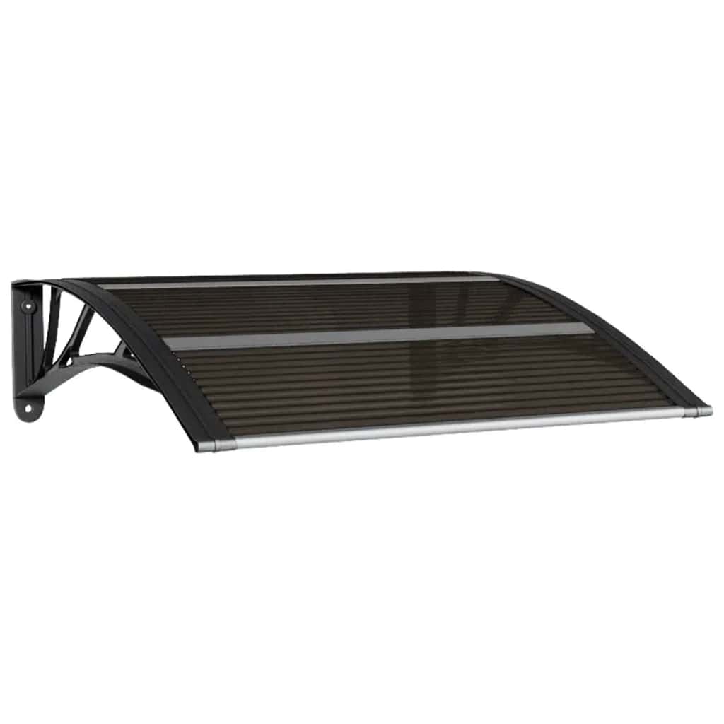 VidaXL door canopy 80x75 cm polycarbonate black