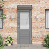 VidaXL door canopy 80x75 cm polycarbonate black