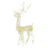VidaXL Christmas decorations reindeer 2 pcs 120 cm acrylic warm white