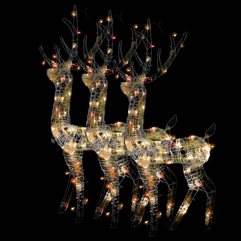 Vidaxl Christmas Decoration Sob 3 PCS vícebarevný 120 cm akryl