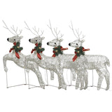 Vidaxl Christmas Reindeer 4 PCS 80 LEDS gullfarget