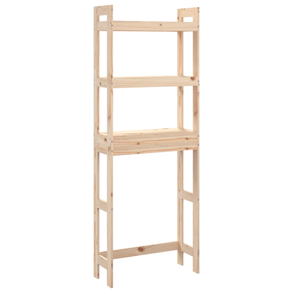 Vidaxl toalettstativ 63x26x171 cm solid furu