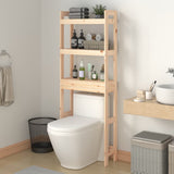 Vidaxl toalettstativ 63x26x171 cm solid furu