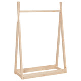 Vidaxl tøjstativ 100x45x150 cm fast fyrretræ