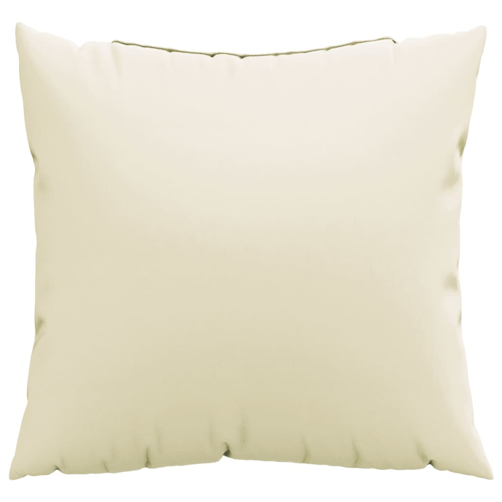 Vidaxl Sofa cushions 4 pcs 40x40 cm Fabric crème colored