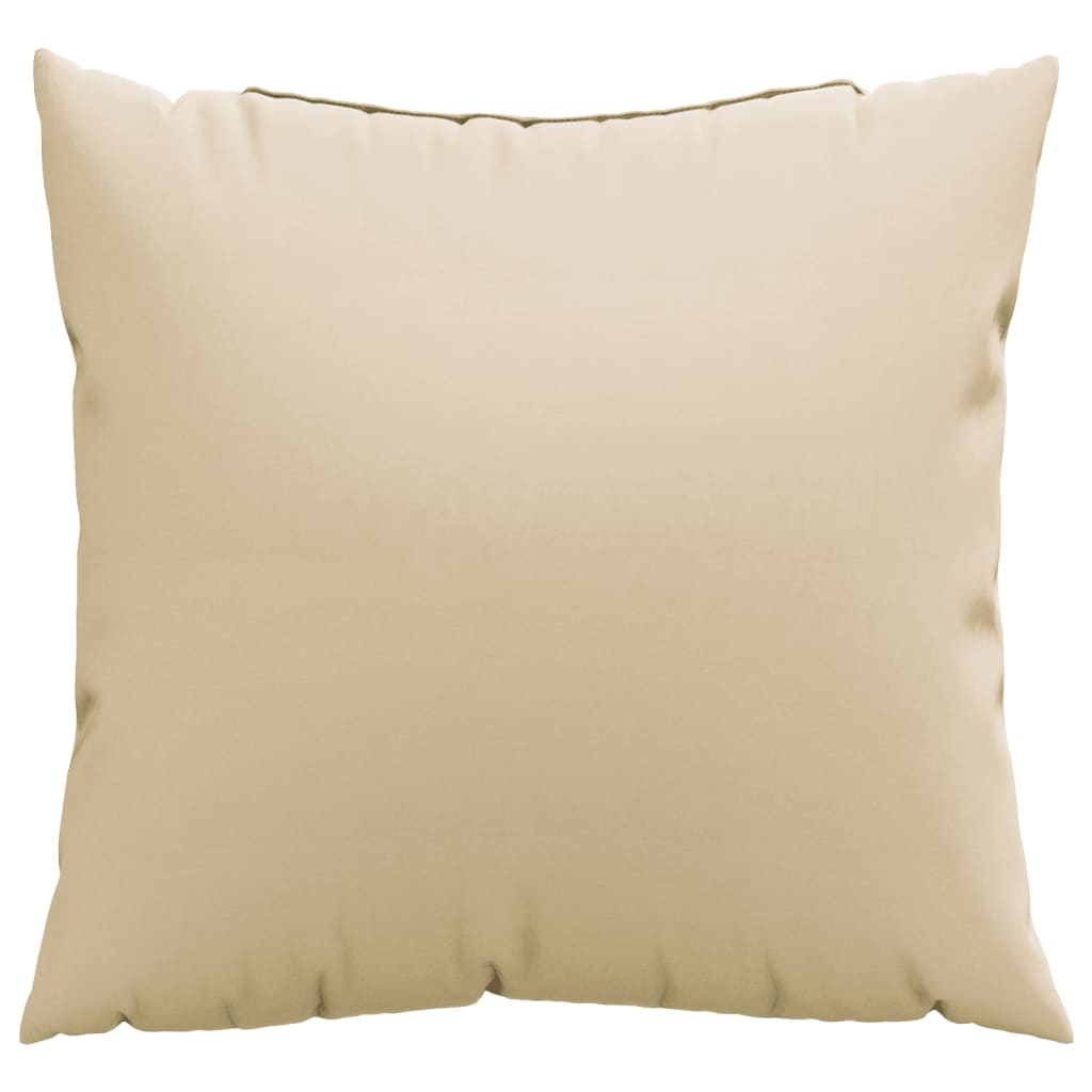 Vidaxl Bank polštáře 4 st 40x40 cm tkanina béžová