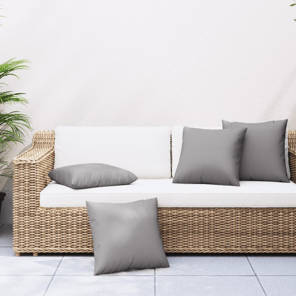 Vidaxl Sofa cushions 4 st 50x50 cm fabric gray