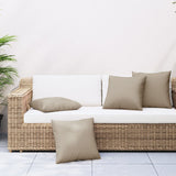 Vidaxl blazine kavč 4 st 50x50 cm tkanina taupe