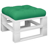 Vidaxl Pallet Pushion 50x50x12 cm stofgrøn