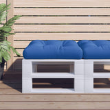 VidaXL Pallet cushion 50x50x12 cm Fabric royal blue