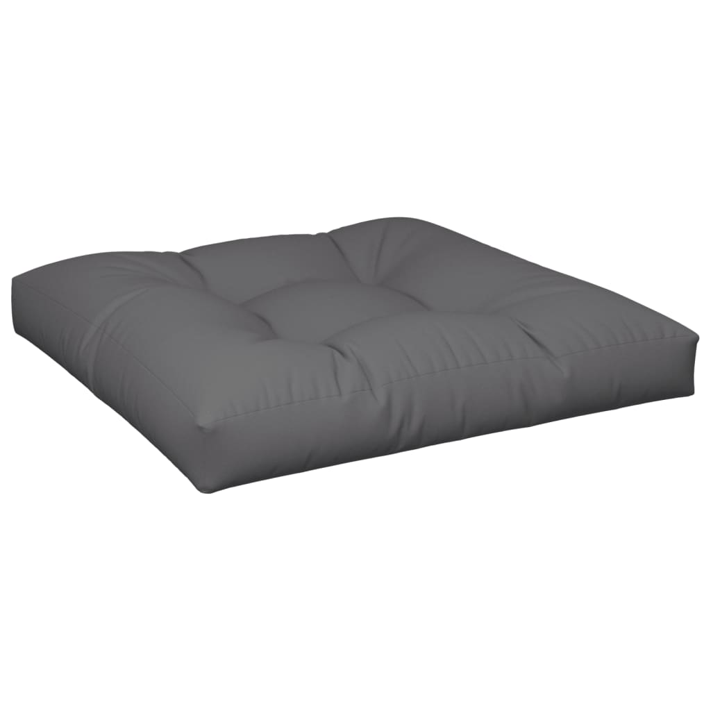 Vidaxl Pallet cushion 70x70x12 cm Fabric Anthracite -colored