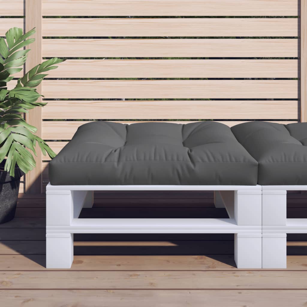 Vidaxl Pallet cushion 70x70x12 cm Fabric Anthracite -colored