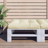 VidaXL Pallet cushion 70x70x12 cm Fabric Crème -colored