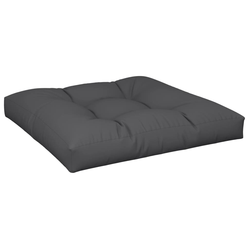 Vidaxl Pallet cushion 70x70x12 cm Fabric Black