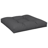 Vidaxl Pallet cushion 70x70x12 cm Fabric Black