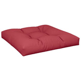 Vidaxl Pallet cushion 70x70x12 cm Fabric wine red