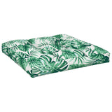 Vidaxl Pallet cushion leaf pattern 70x70x12 cm
